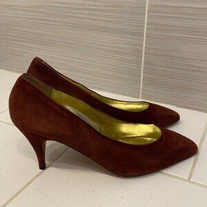 Vintage Beltrami Genuine Suede Kitten Heels - Made in Italy